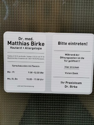 Dr. med. Matthias Birke