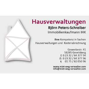 Hausverwaltungen Björn Peters-Schreiber